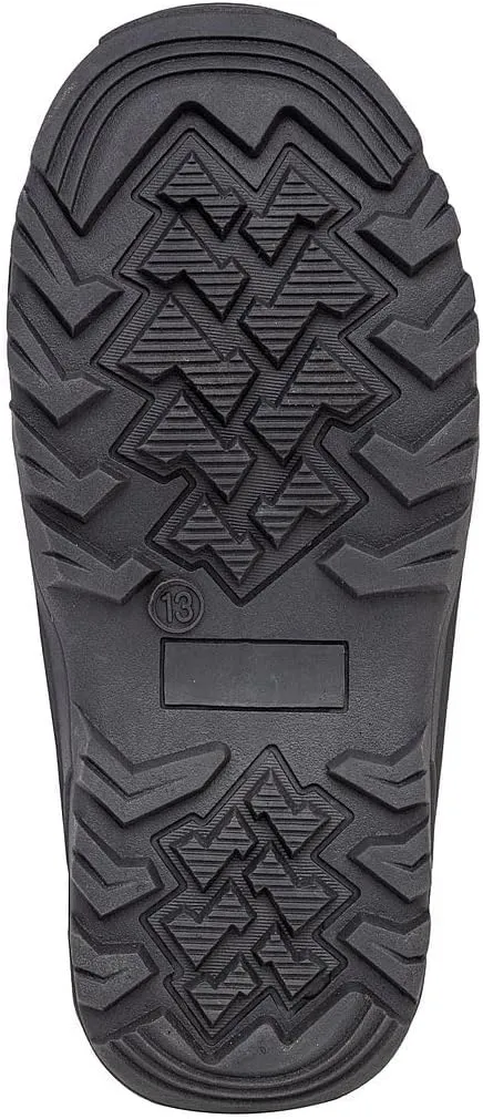 LONDON FOG Dex Boys and Girls Snow Boots - Insulated Waterproof Winter Kids Snow Boots - Size Toddler, Little Kid and Big Kid, Black, Navy and Pink Winter Boots for Boys and Girls
