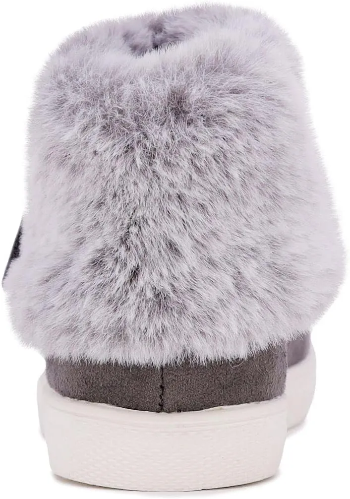 LONDON FOG Girls Toddler Bell Yard Fashion Boot Fur Lined Warm Winter Boots
