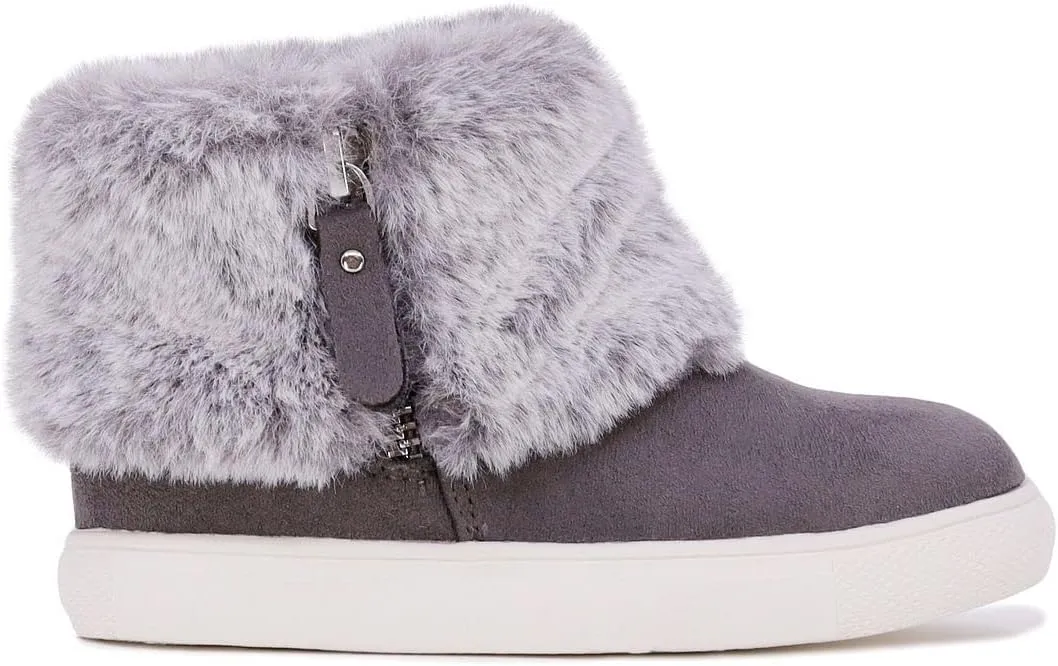 LONDON FOG Girls Toddler Bell Yard Fashion Boot Fur Lined Warm Winter Boots
