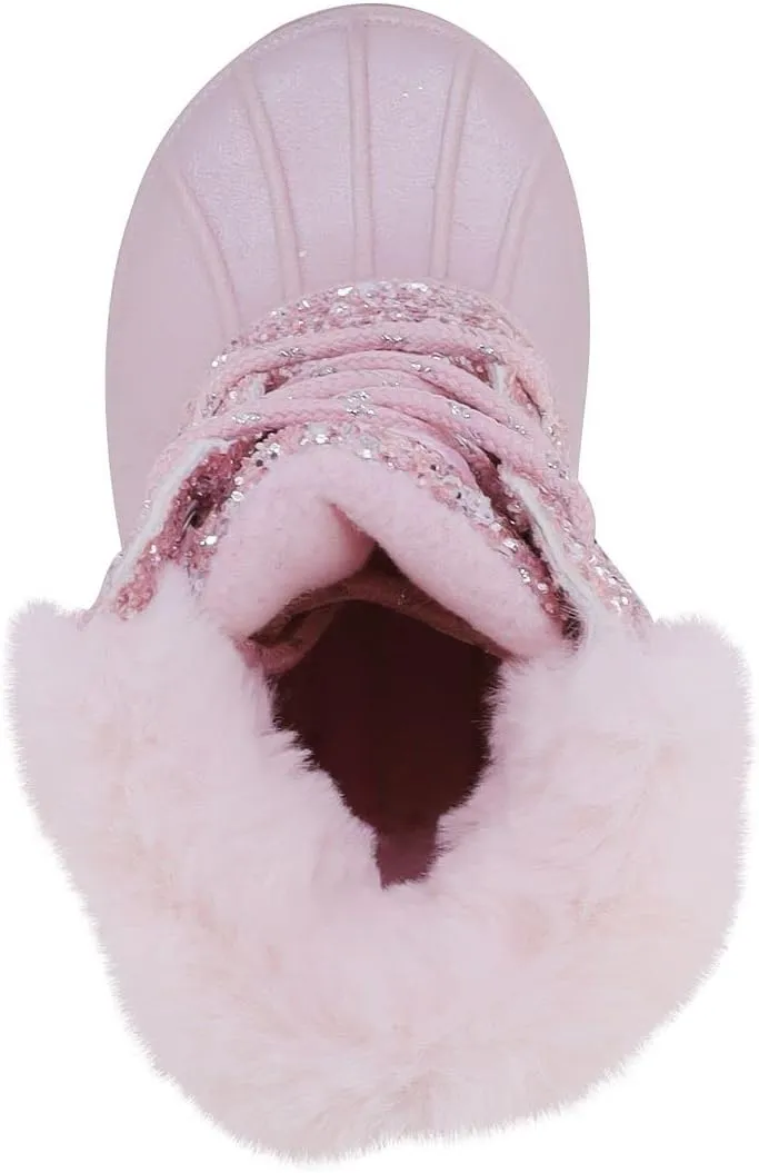 LONDON FOG Girls Toddler Tadley Cold Weather Warm Lined Snow Boot Fashion Snow Boots For Girls