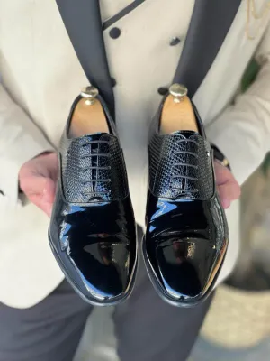 LuxeLace Black Oxfords