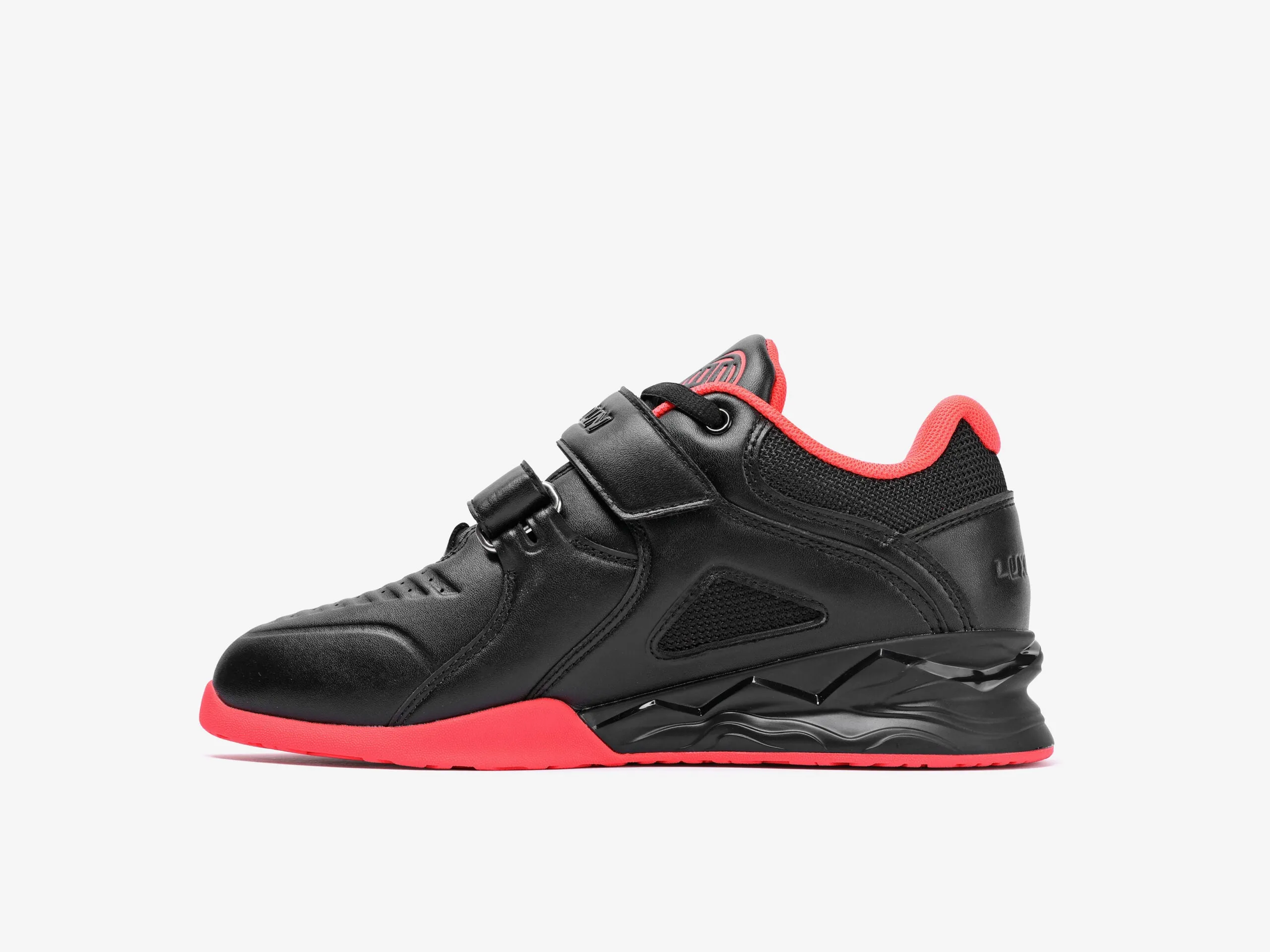LUXIAOJUN PowerPro Weightlifting Shoes (Black and Red)