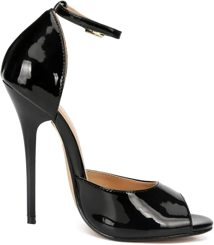 MAIERNISI JESSI Unisex Men's Women's Peep Toe Stiletto High Heels Ankle strap Sandals