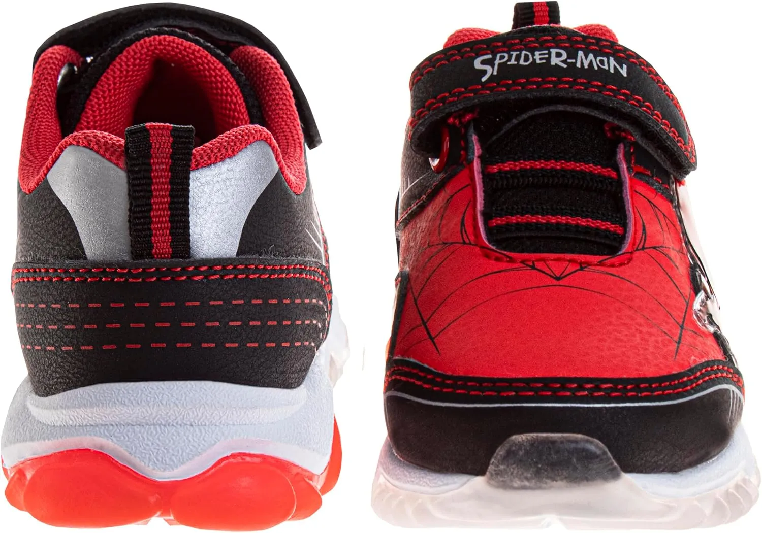 Marvel Comics Character Sneakers Slipon Laceless - The Avengers Spiderman Captain America Hulk Thor Ironman Athletic Shoes (Sizes: 6-10 Toddler / 11-12 Little Kid)