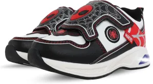 Marvel Spiderman Toddler Boys Light Up Hook and Loop Sneakers