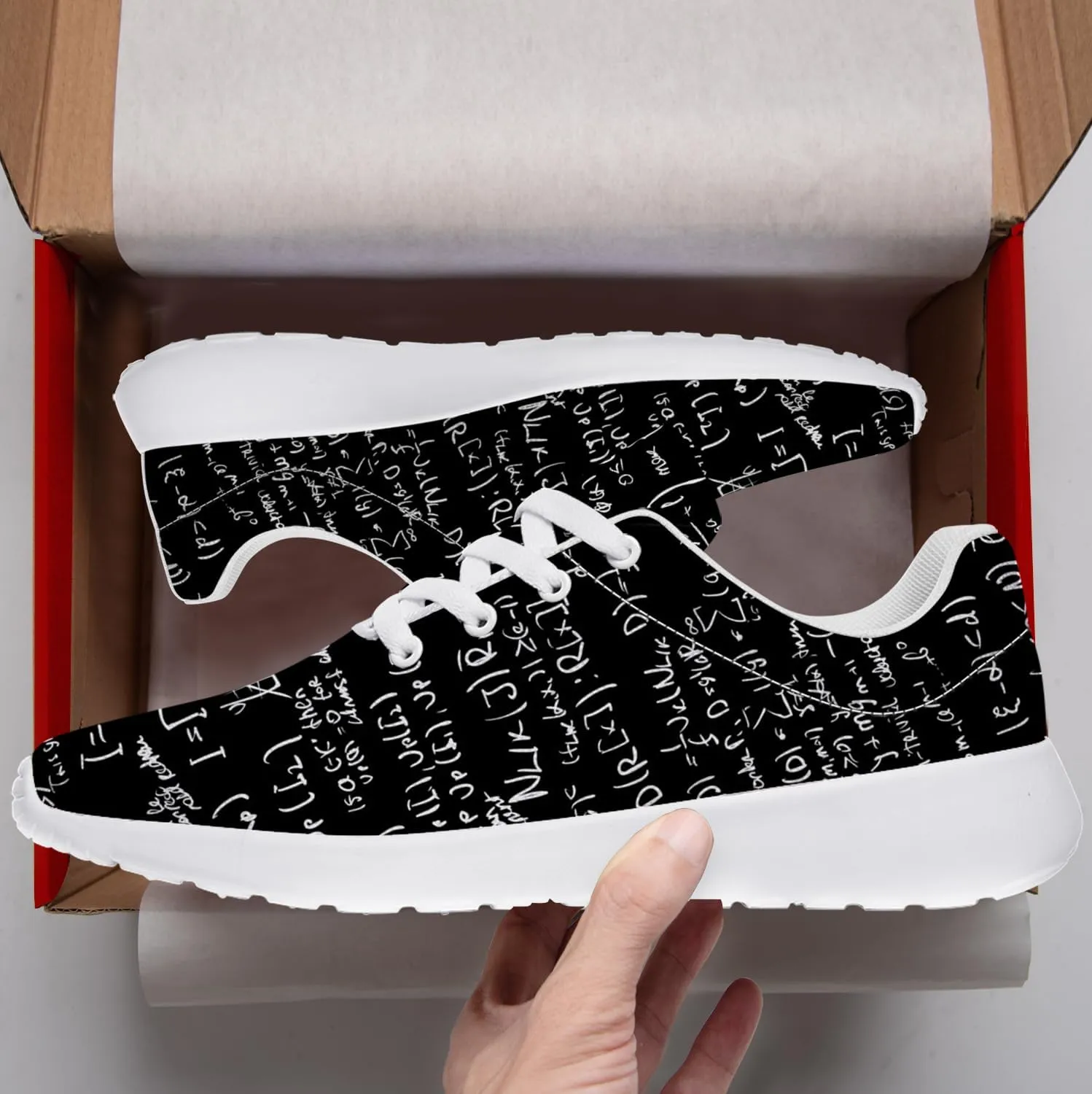 Math Shoes for Women Men Walking Shoes Teacher Sneakers Tennis Shoes Gifts for Women Men