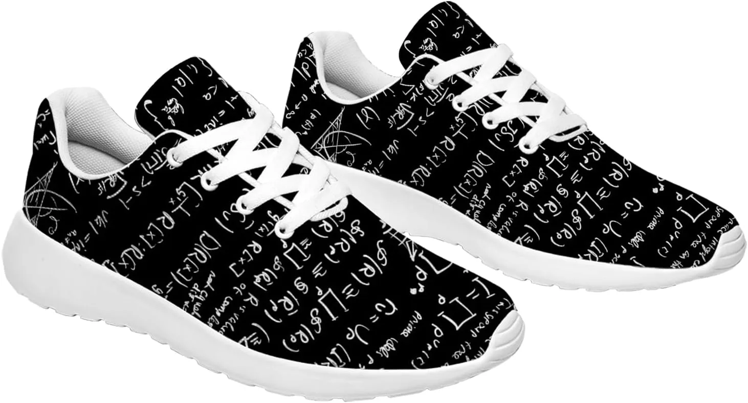 Math Shoes for Women Men Walking Shoes Teacher Sneakers Tennis Shoes Gifts for Women Men