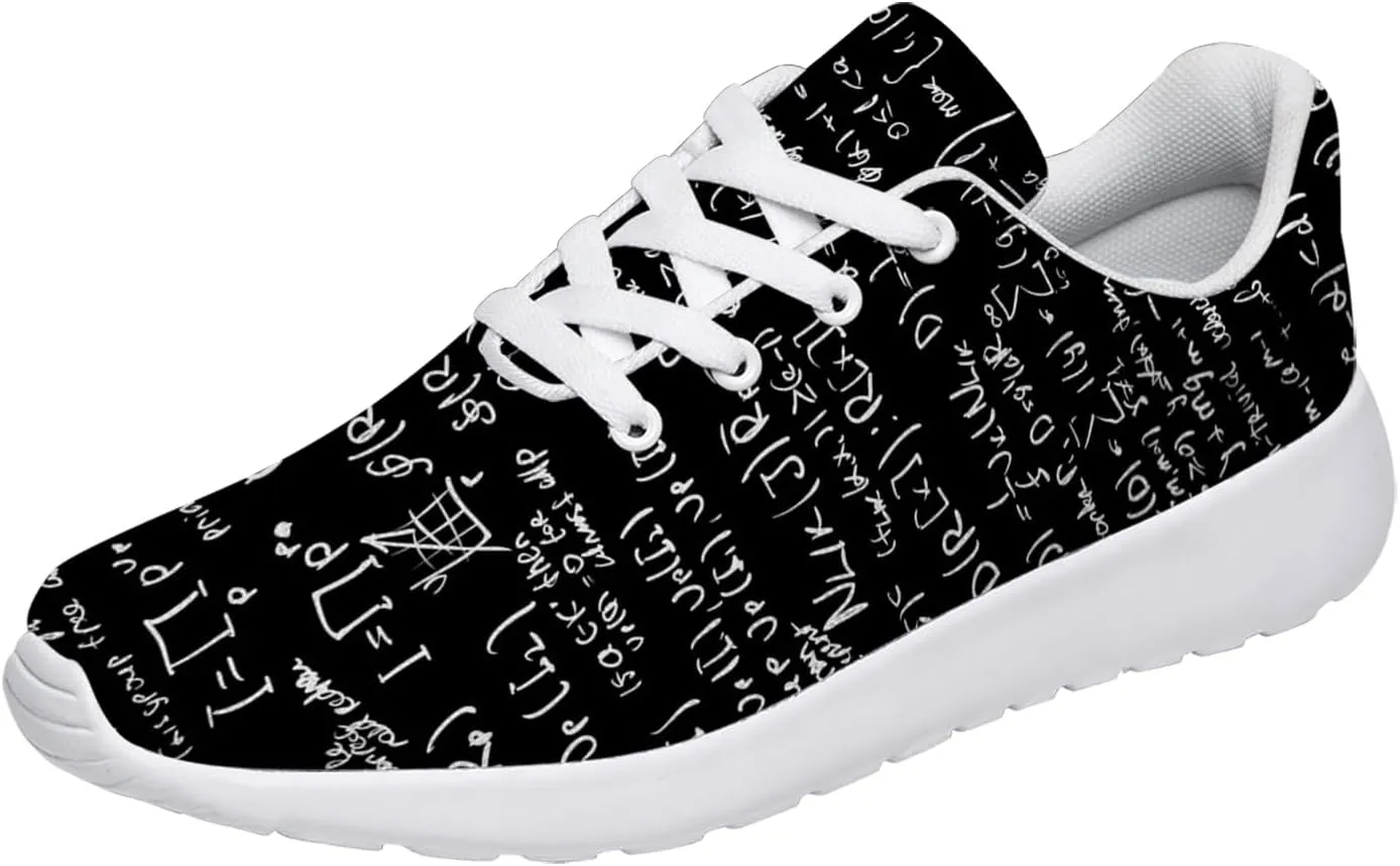 Math Shoes for Women Men Walking Shoes Teacher Sneakers Tennis Shoes Gifts for Women Men
