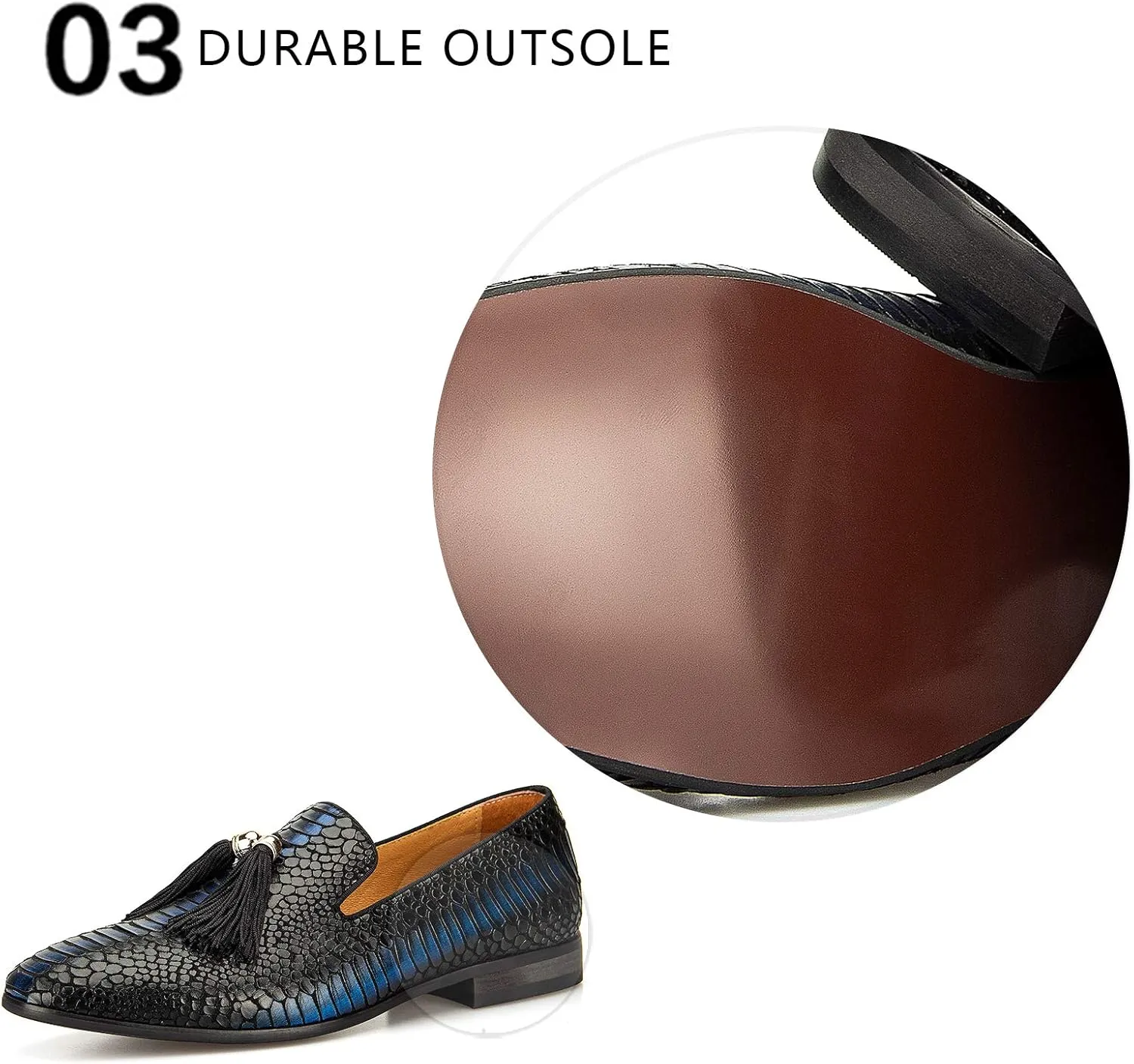 Meijiana Men's Classic Loafers - Wedding & Party Shoes