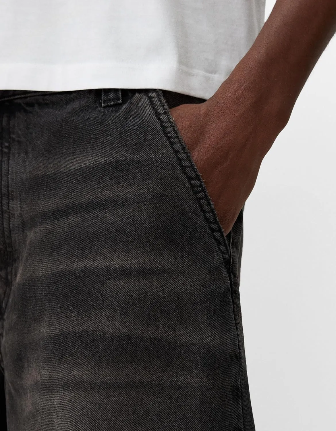 Men Grunge Jeans Vintage Baggy Wide Leg Hip Hop Skater Denim Pants Fashion Casual Loose Fit Trousers Streetwear