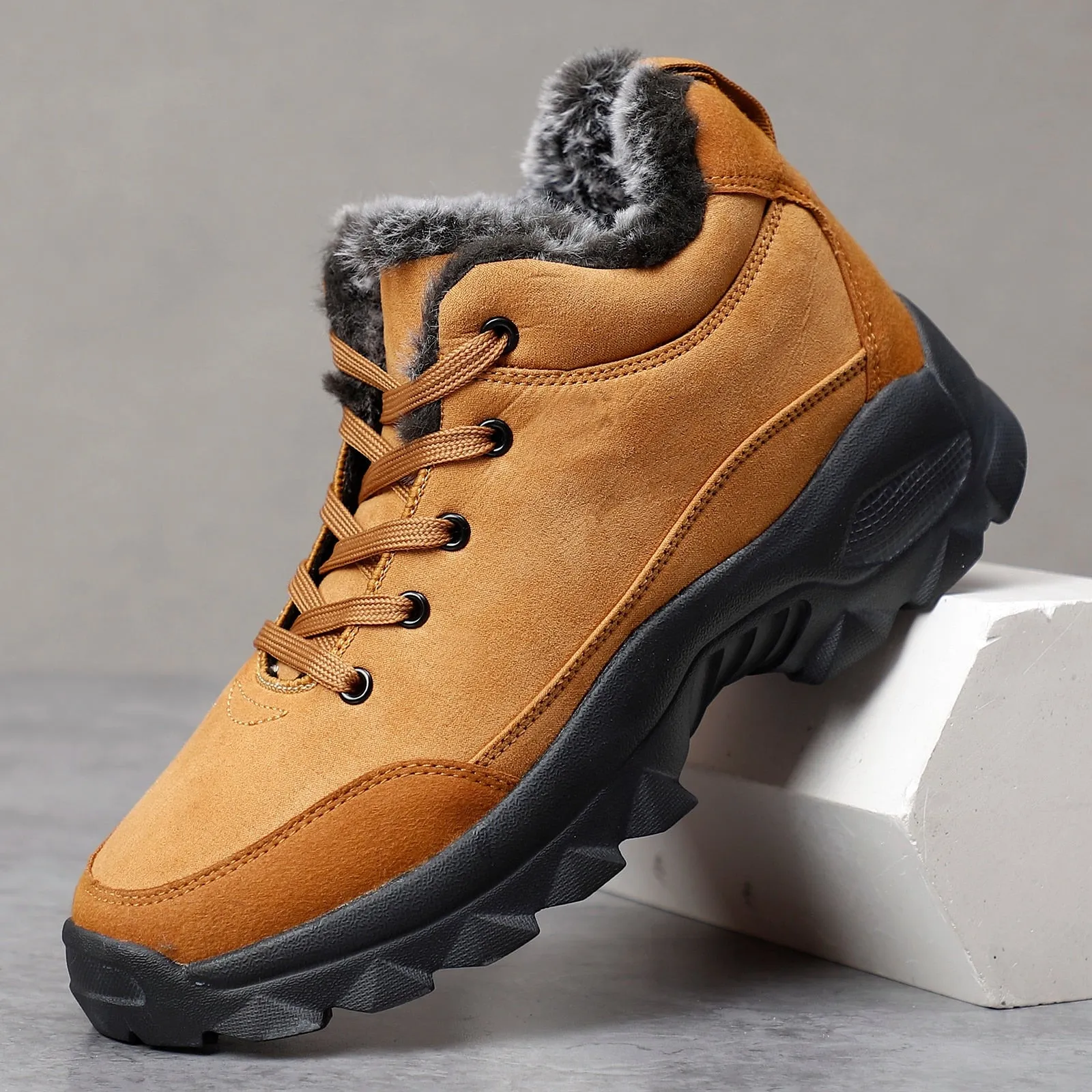 Men Warm Fluff Boots