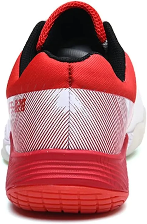 Men's Badminton Shoes Indoor Court Shoes Resistant Non-Slip Racquetball Squash Volleyball Pickleball Shoe Low Top Training Shoes