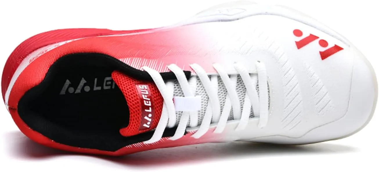 Men's Badminton Shoes Indoor Court Shoes Resistant Non-Slip Racquetball Squash Volleyball Pickleball Shoe Low Top Training Shoes
