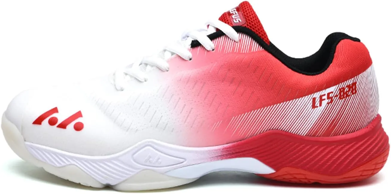 Men's Badminton Shoes Indoor Court Shoes Resistant Non-Slip Racquetball Squash Volleyball Pickleball Shoe Low Top Training Shoes