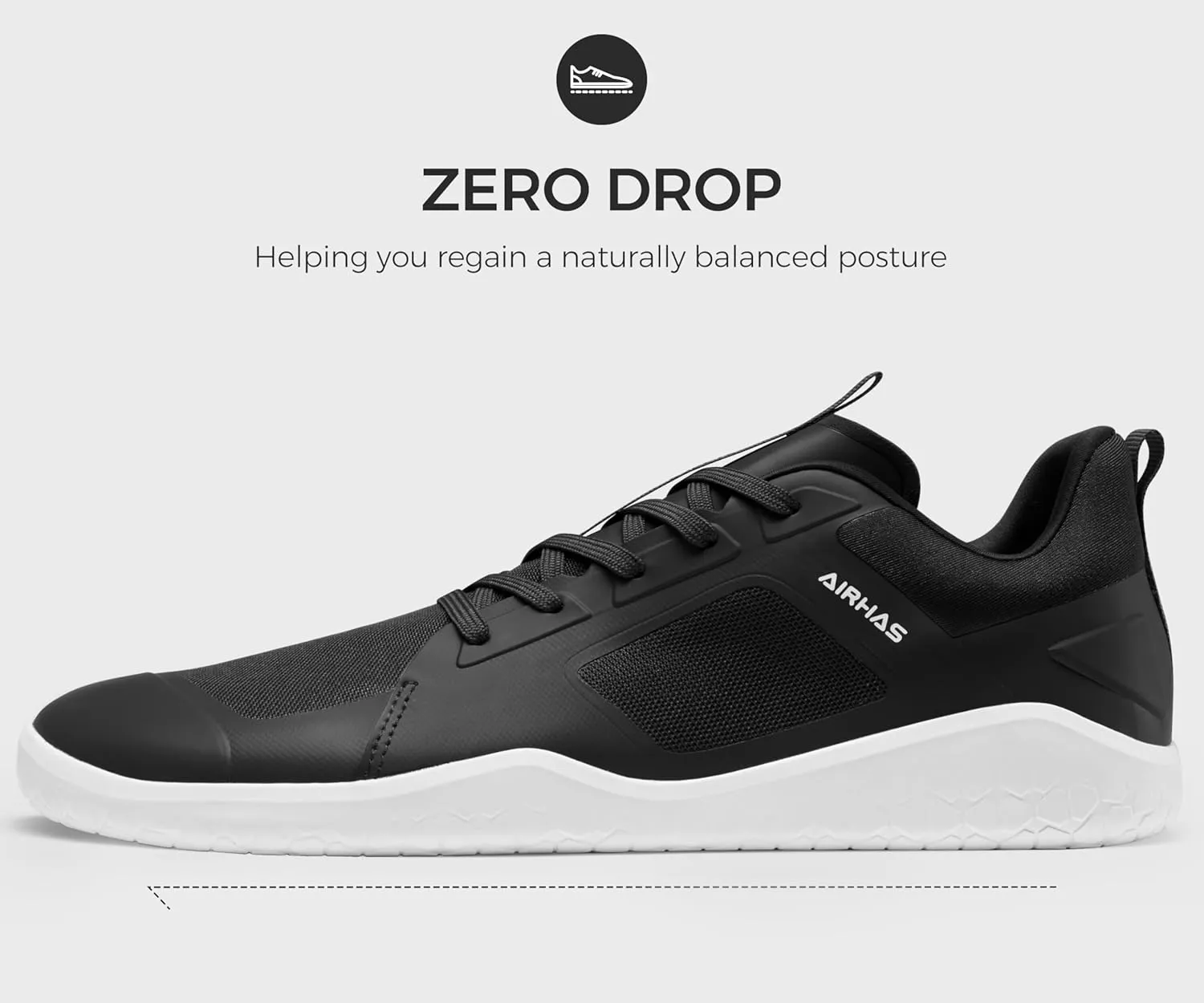 Men's Barefoot Shoes Zero Drop Workout Minimalist Gym Shoes for Men Deadlift Cross Training Sneakers
