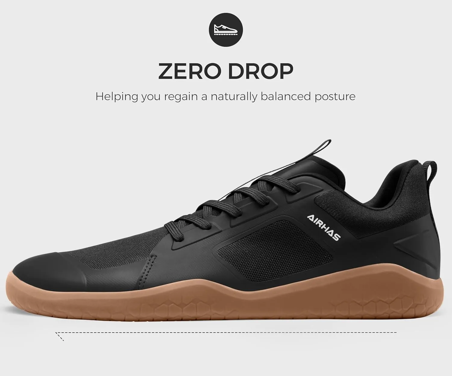 Men's Barefoot Shoes Zero Drop Workout Minimalist Gym Shoes for Men Deadlift Cross Training Sneakers