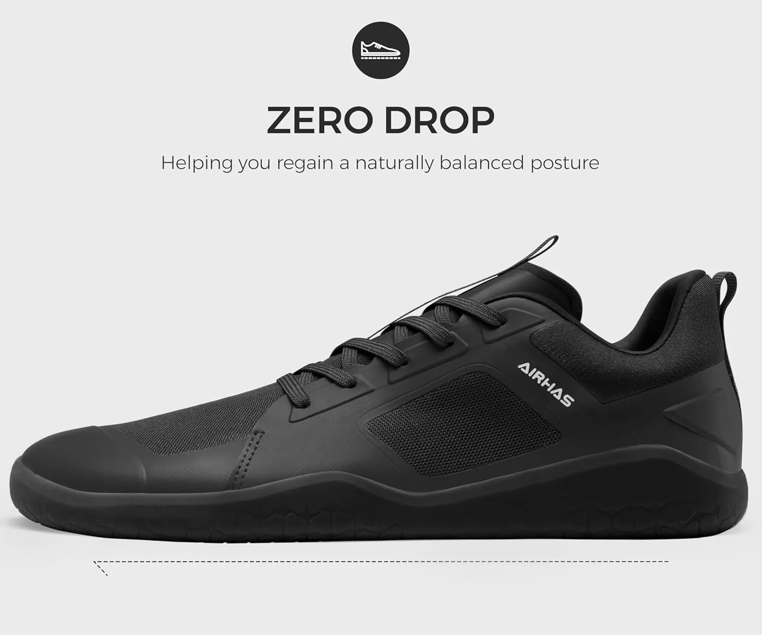 Men's Barefoot Shoes Zero Drop Workout Minimalist Gym Shoes for Men Deadlift Cross Training Sneakers