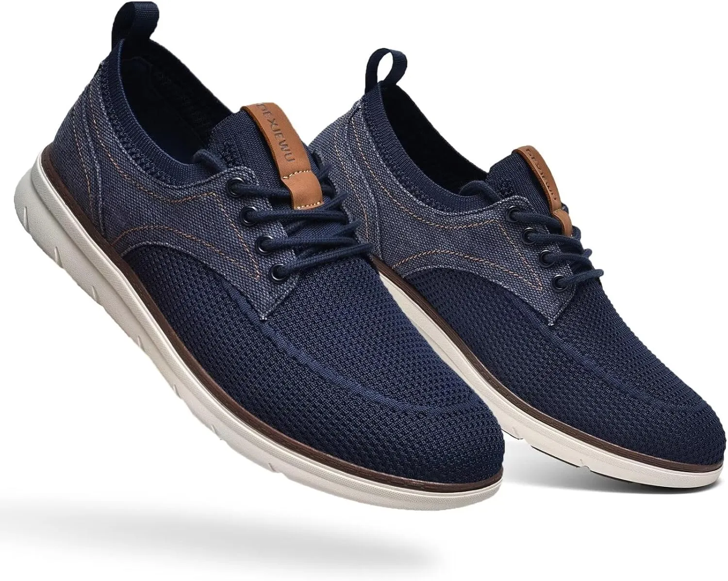 Men's Casual Dress Oxfords Business Walking Shoes Comfortable Mesh Work Sneakers