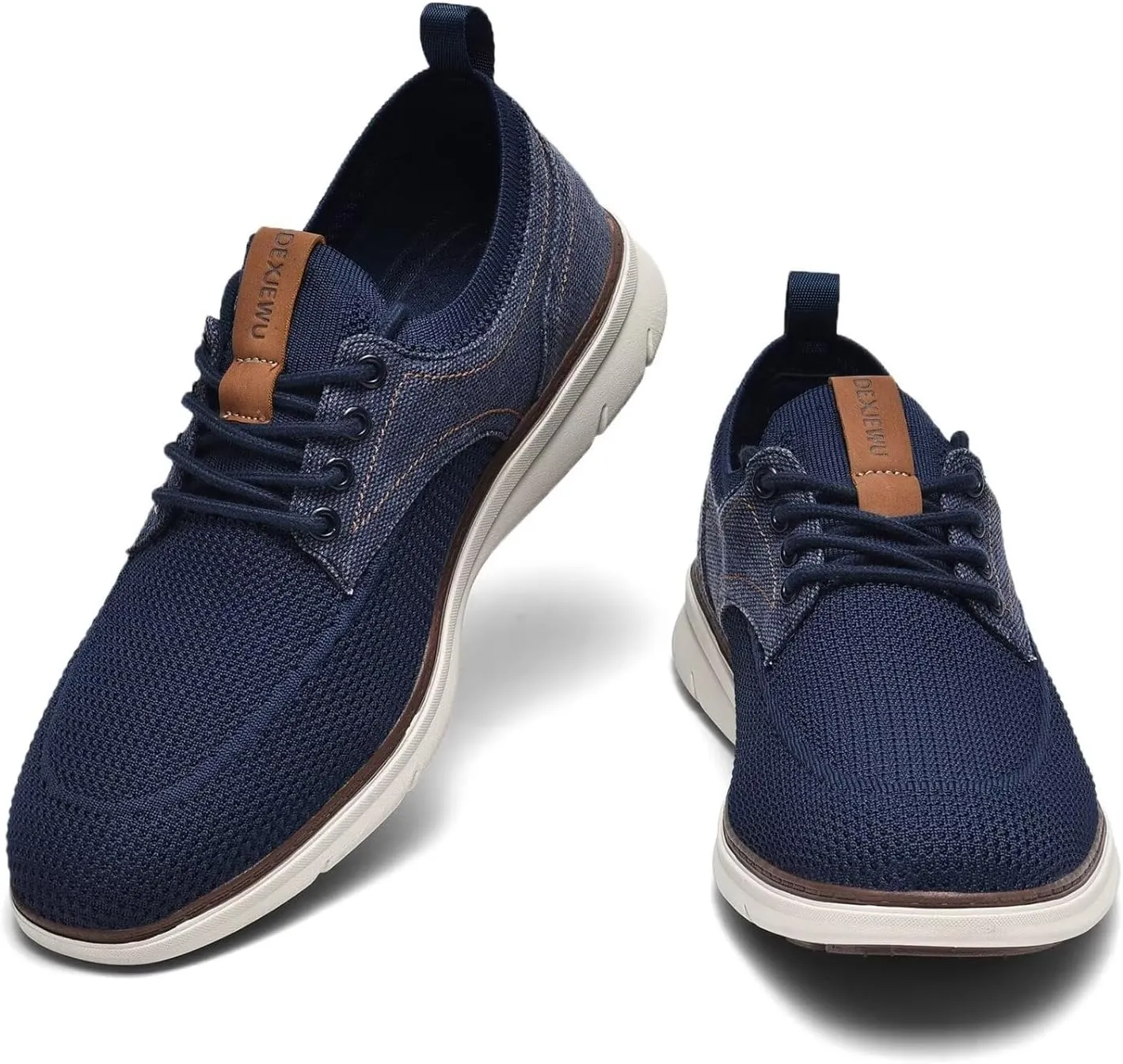 Men's Casual Dress Oxfords Business Walking Shoes Comfortable Mesh Work Sneakers