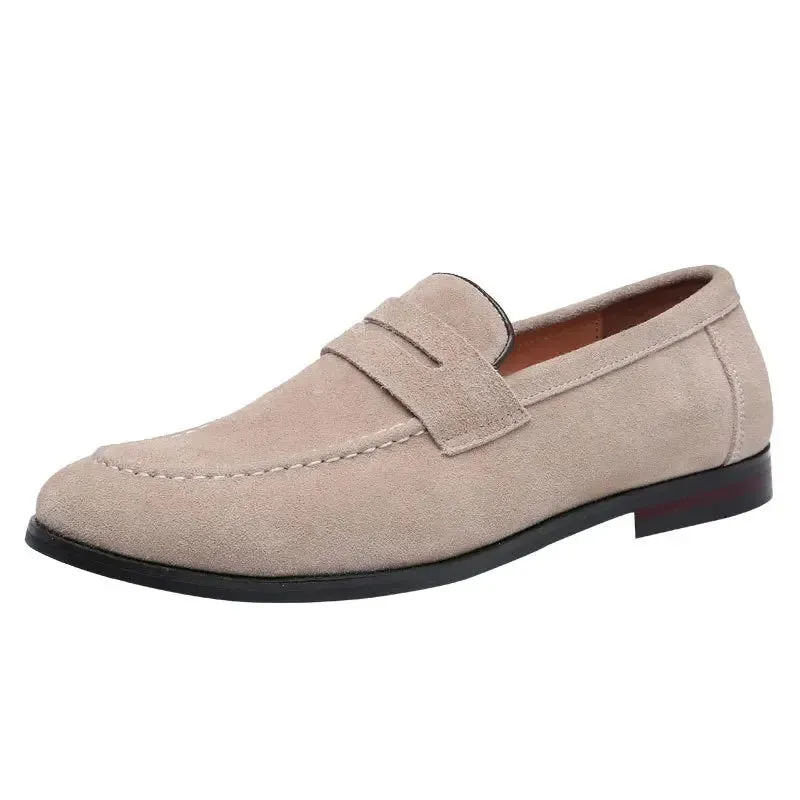 Men's casual suede loafers