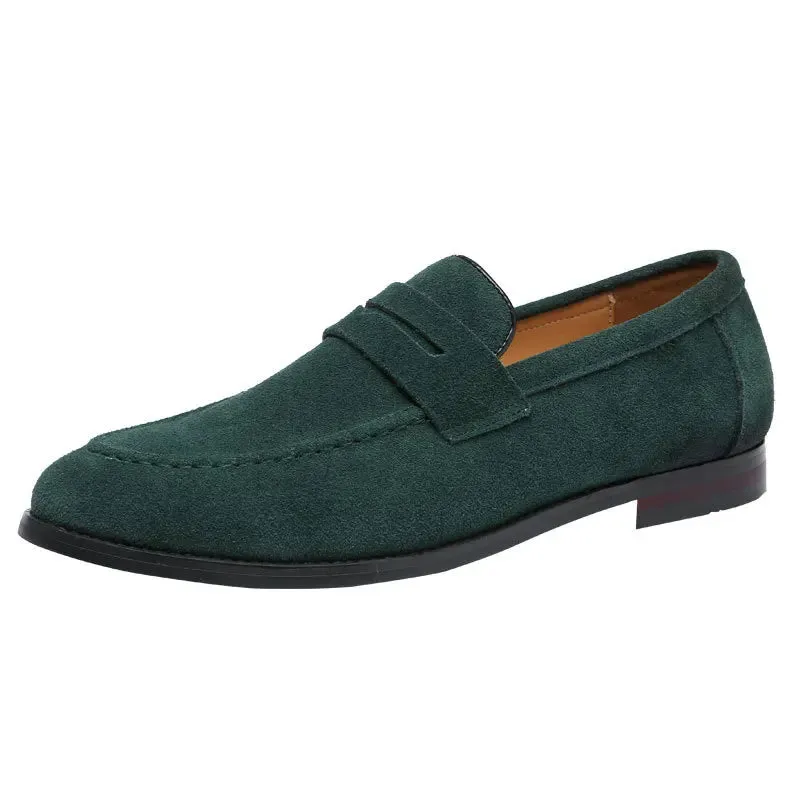 Men's casual suede loafers