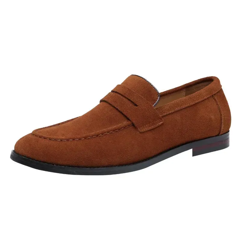 Men's casual suede loafers
