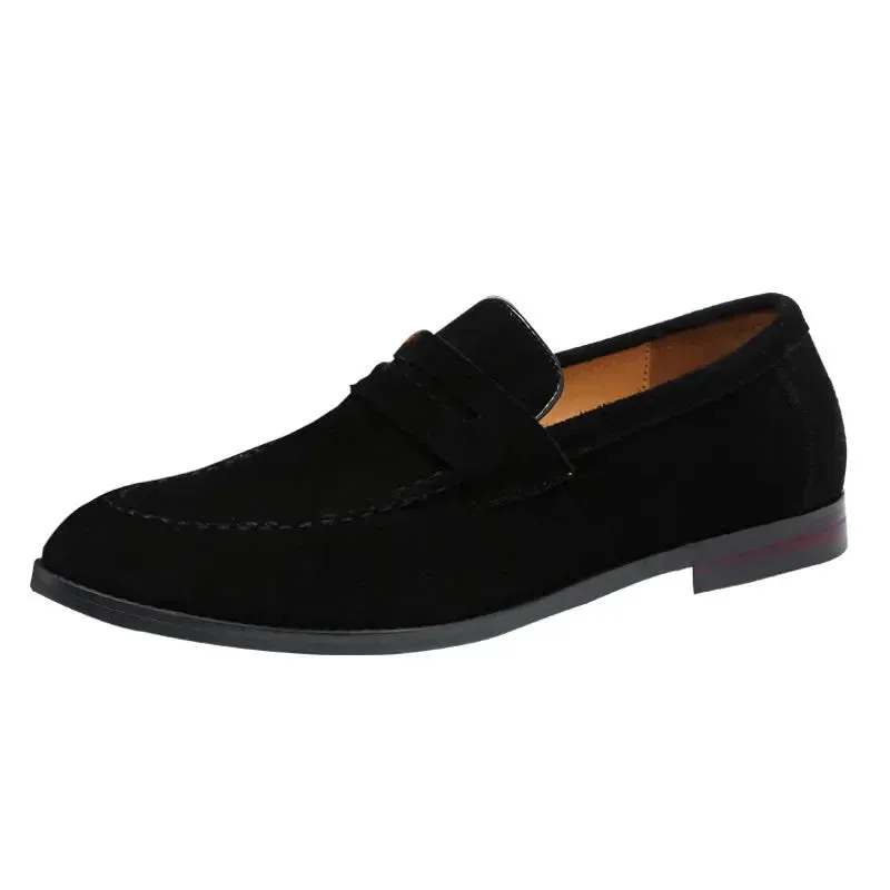 Men's casual suede loafers