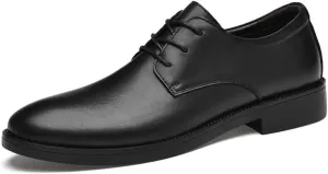 Mens Classic Leather Dress Shoes Modern Formal Business Lace Up Oxfords Shoes for Men