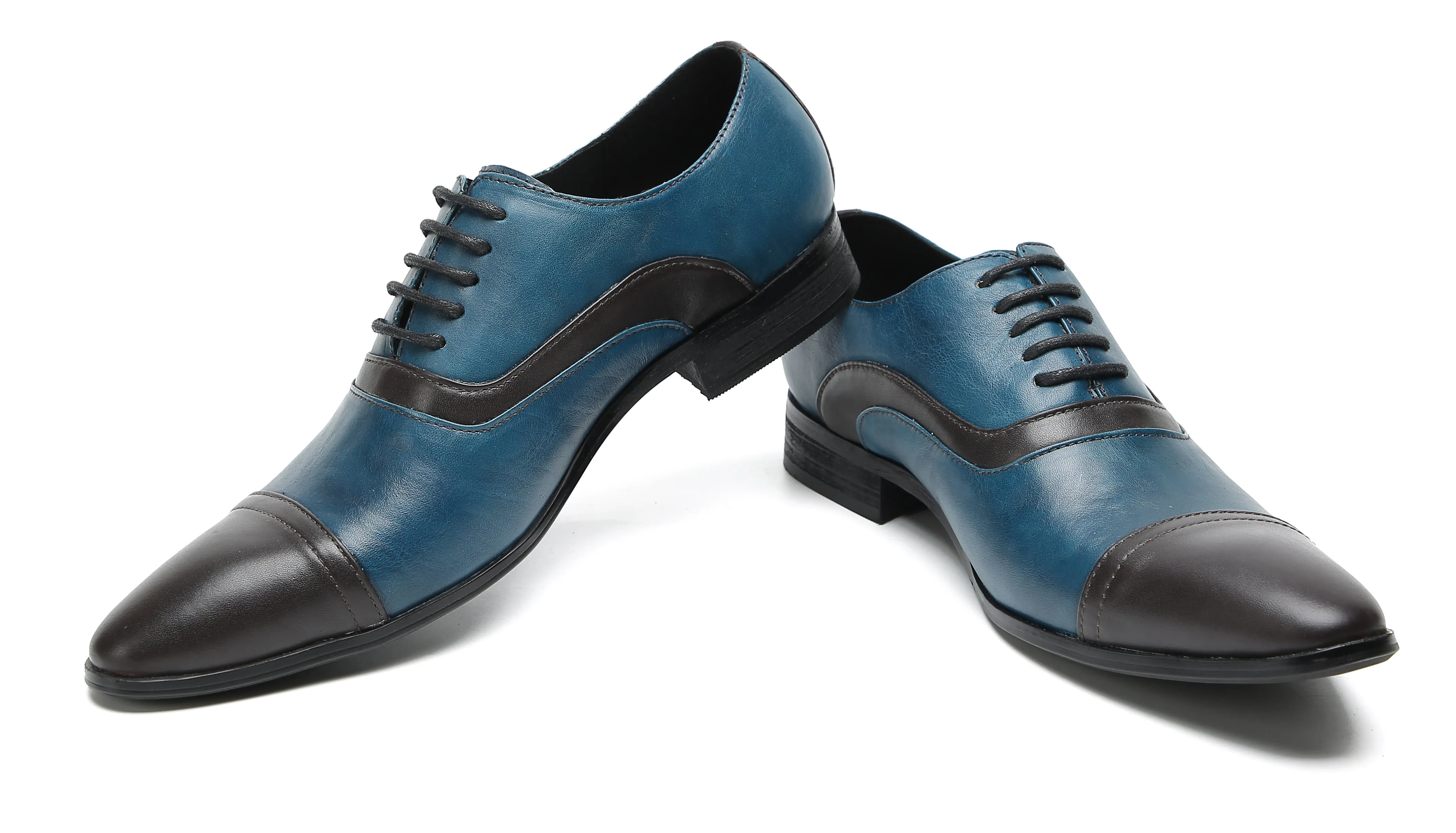 Men's Fashion Insert Color Dress Oxfords