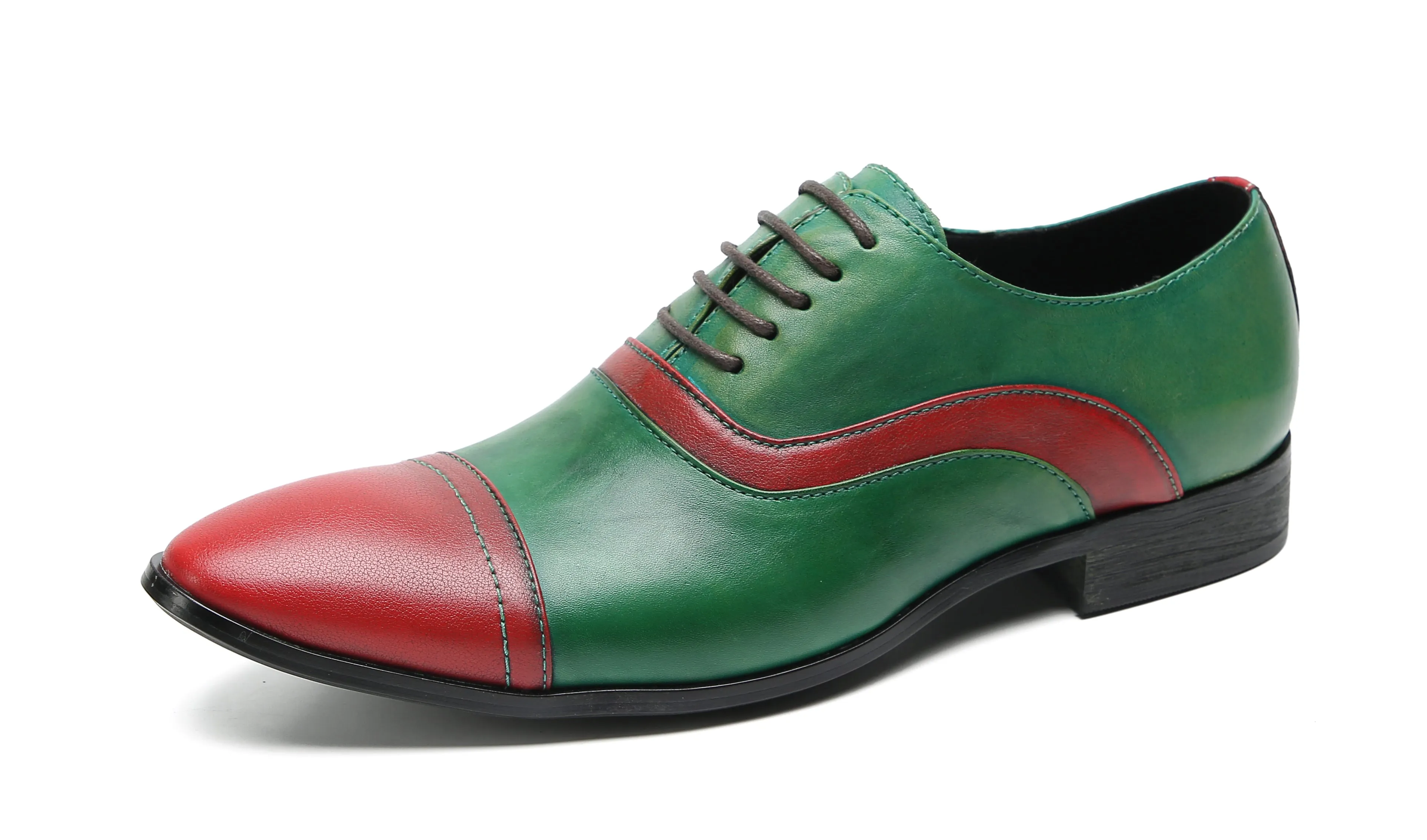 Men's Fashion Insert Color Dress Oxfords