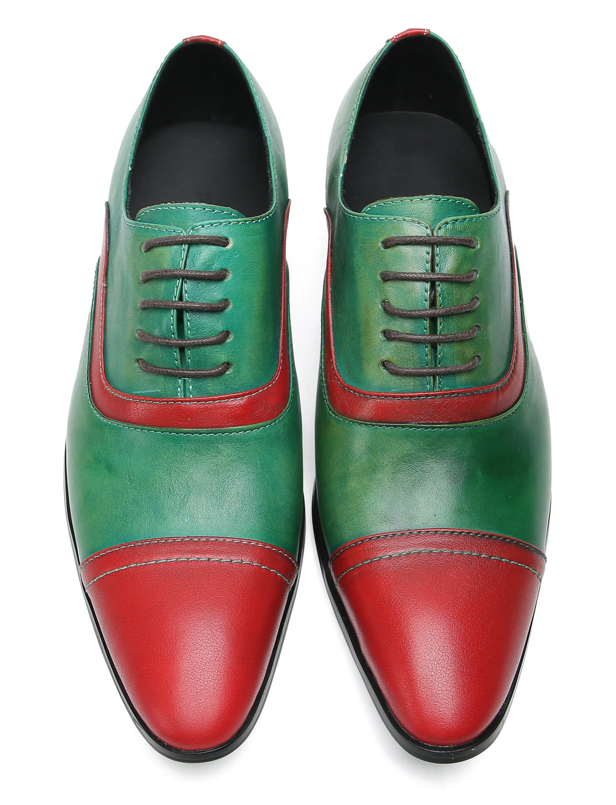 Men's Fashion Insert Color Dress Oxfords