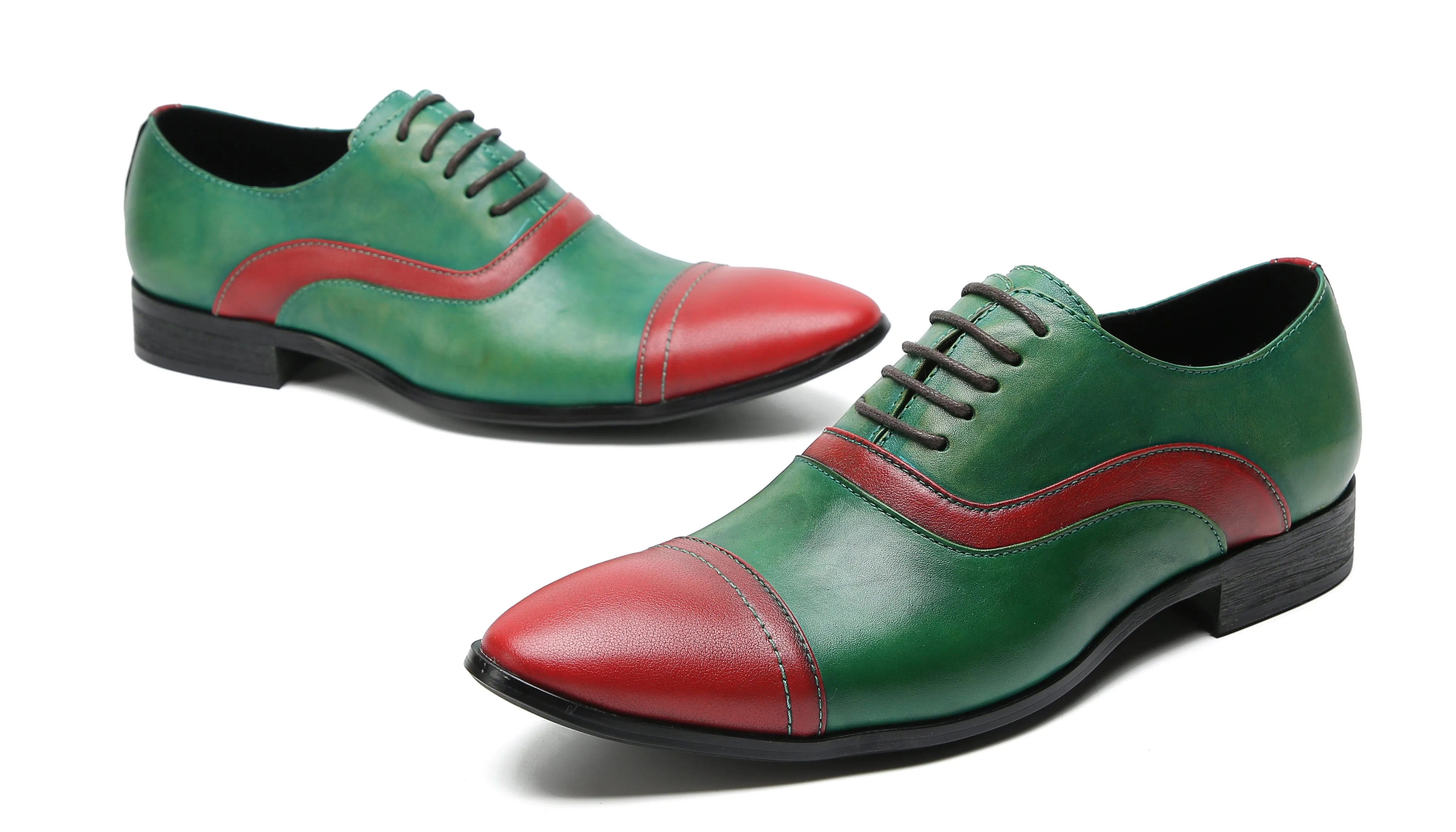 Men's Fashion Insert Color Dress Oxfords