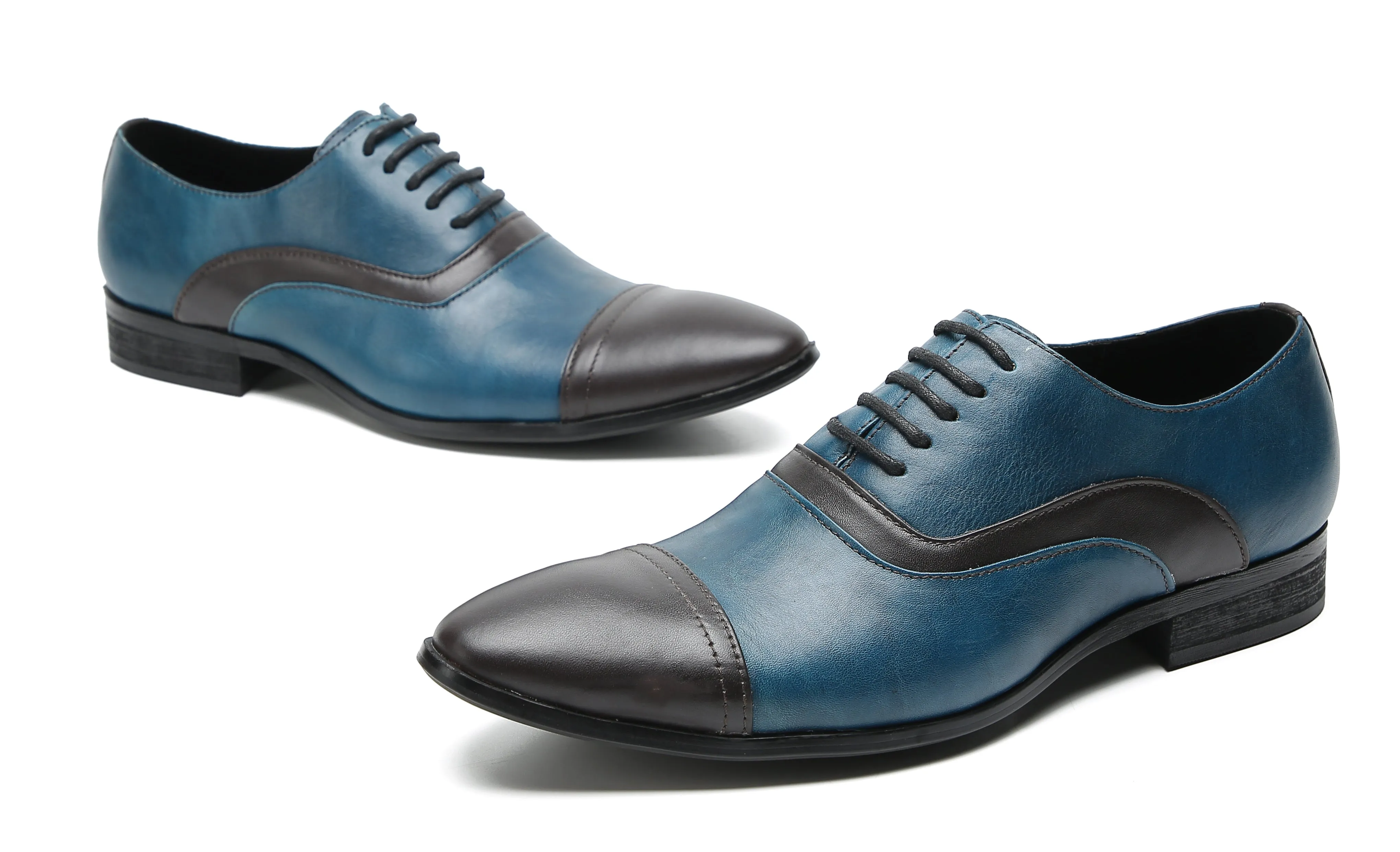 Men's Fashion Insert Color Dress Oxfords