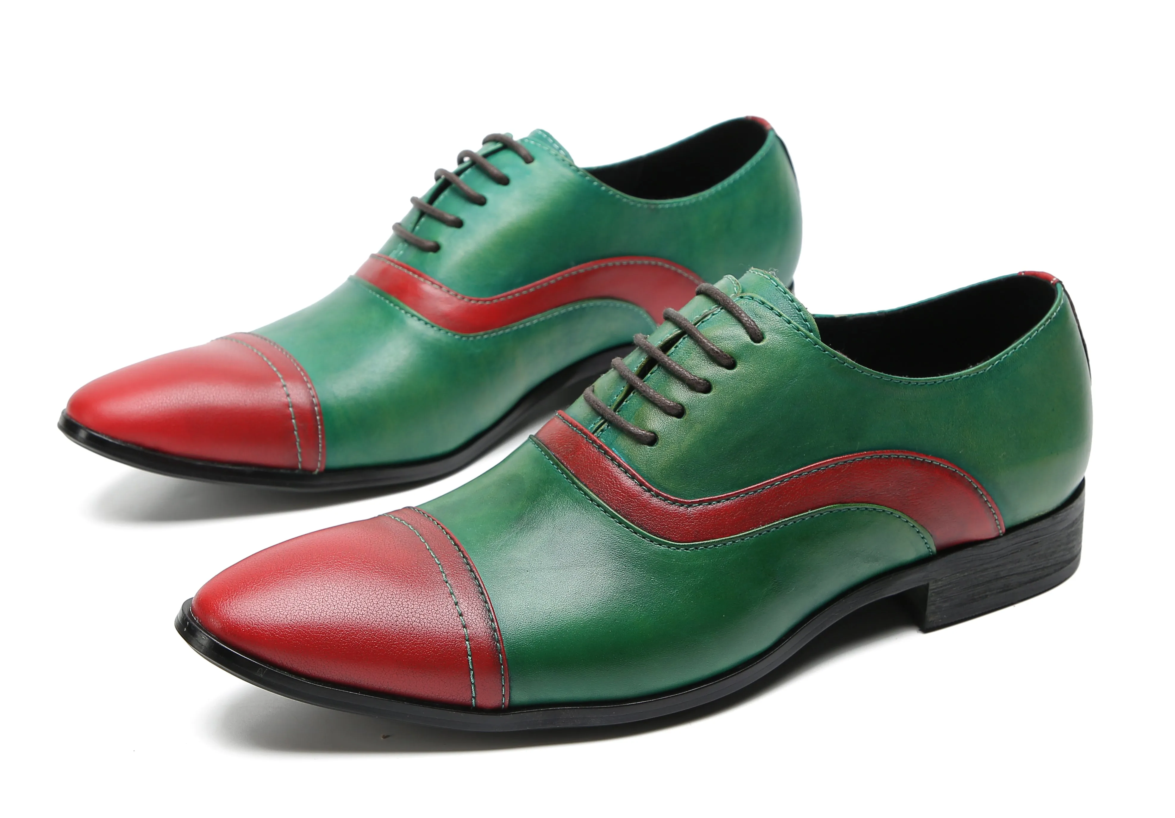 Men's Fashion Insert Color Dress Oxfords