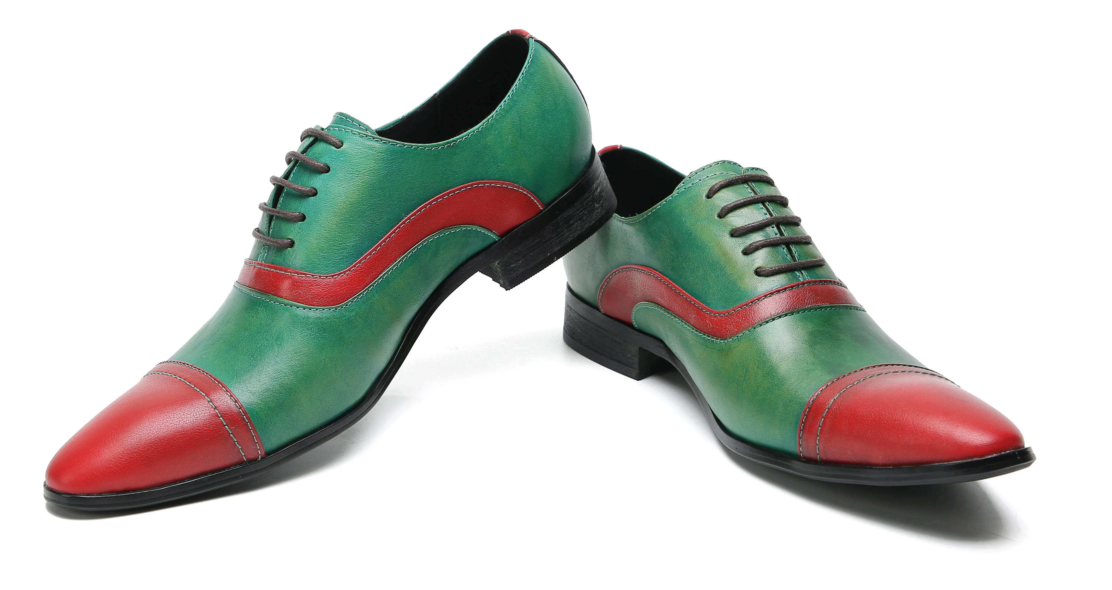 Men's Fashion Insert Color Dress Oxfords