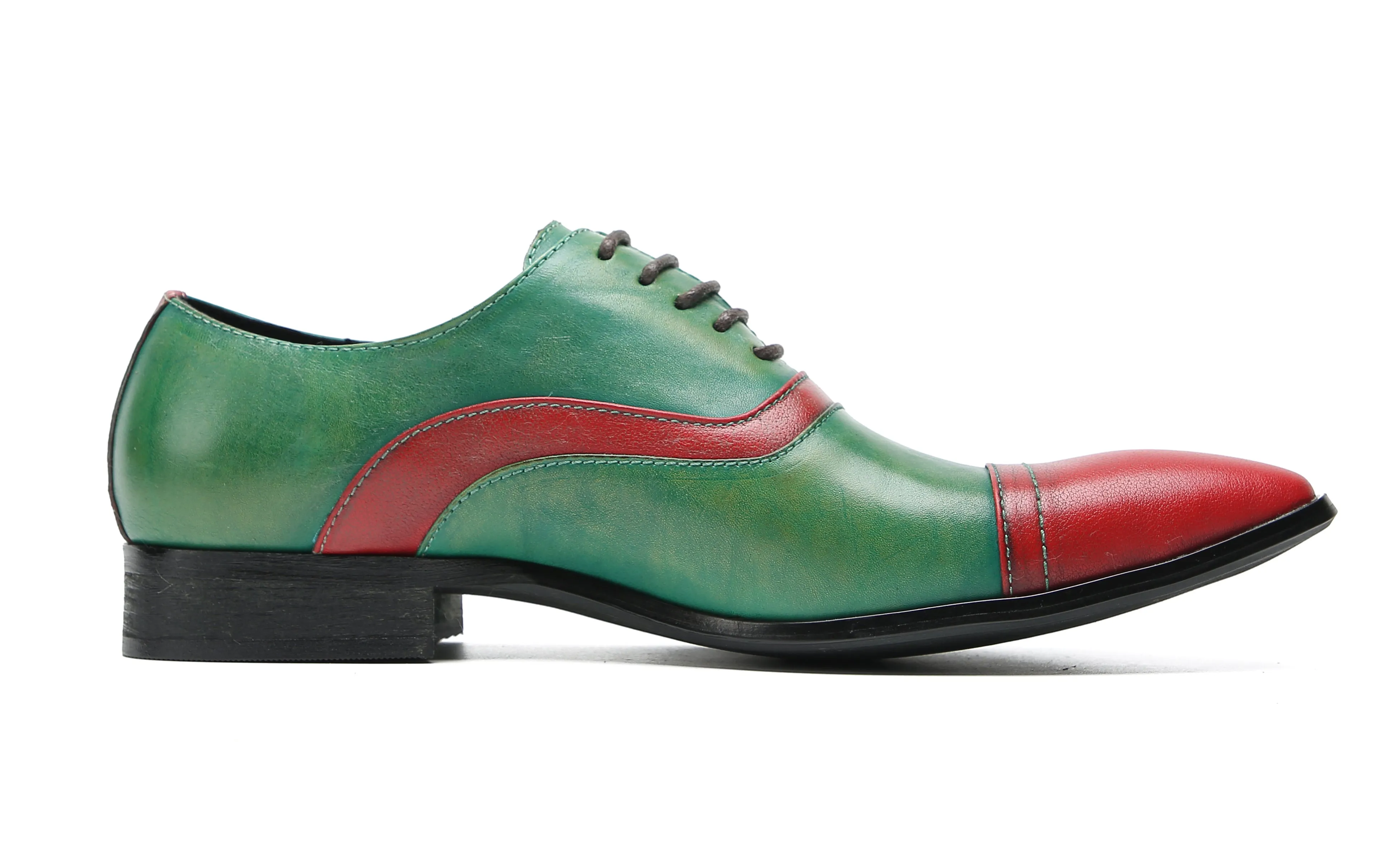 Men's Fashion Insert Color Dress Oxfords
