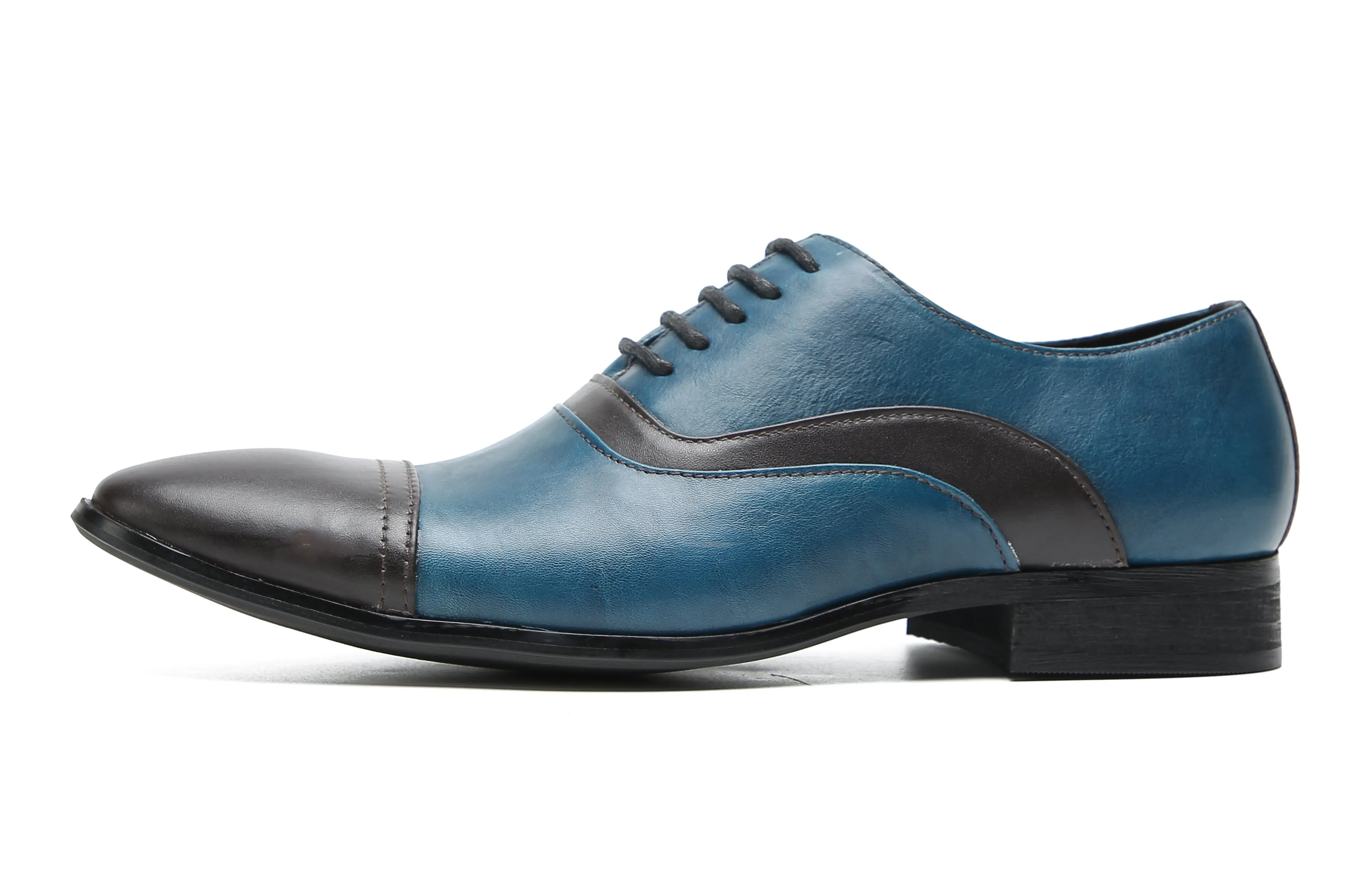 Men's Fashion Insert Color Dress Oxfords