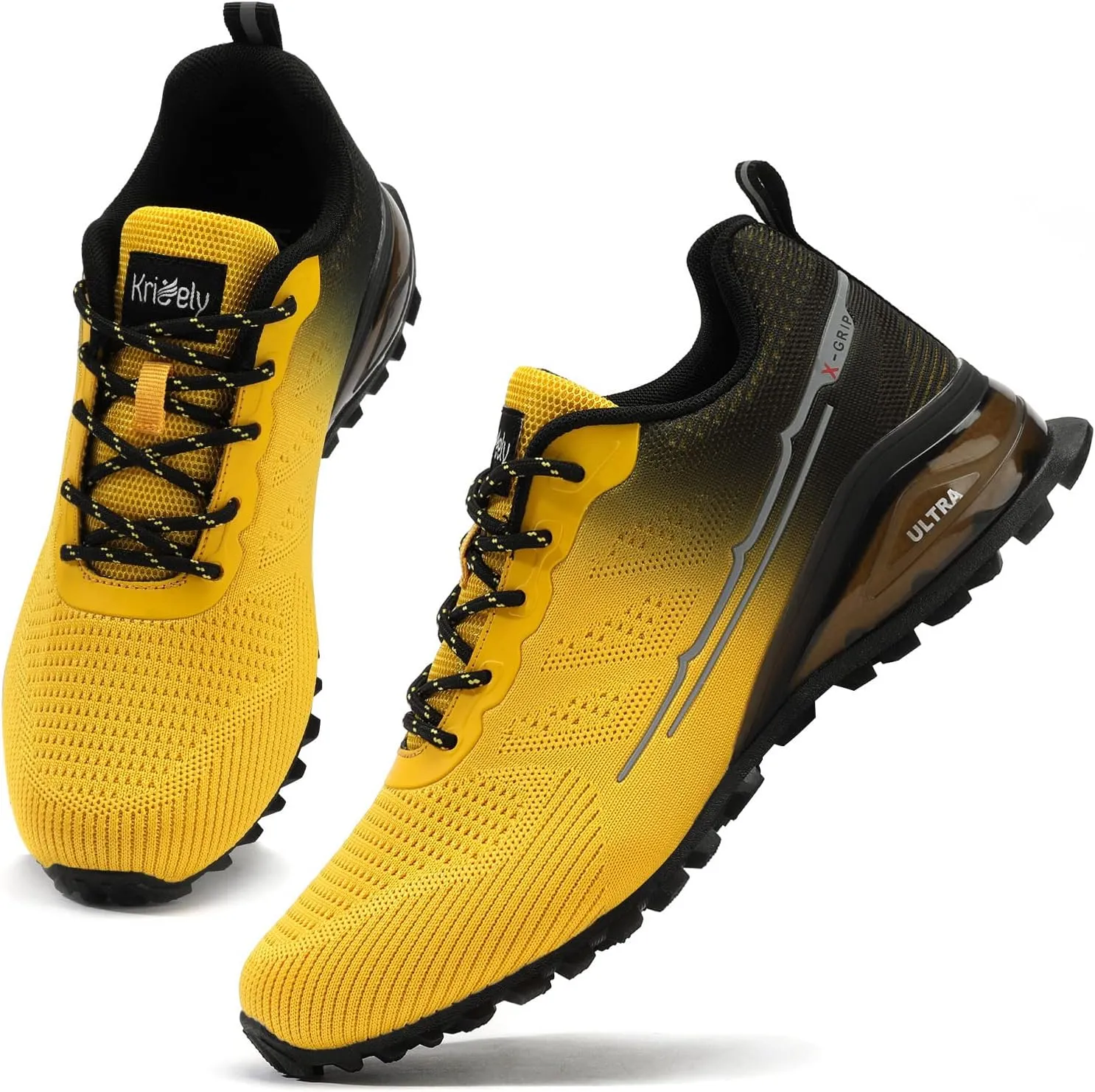 Men's Fashion Sneakers Lightweight Breathable Walking Shoes Tennis Cross Training Shoe Non Slip Trail Running Shoes