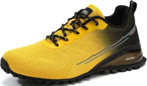 Men's Fashion Sneakers Lightweight Breathable Walking Shoes Tennis Cross Training Shoe Non Slip Trail Running Shoes