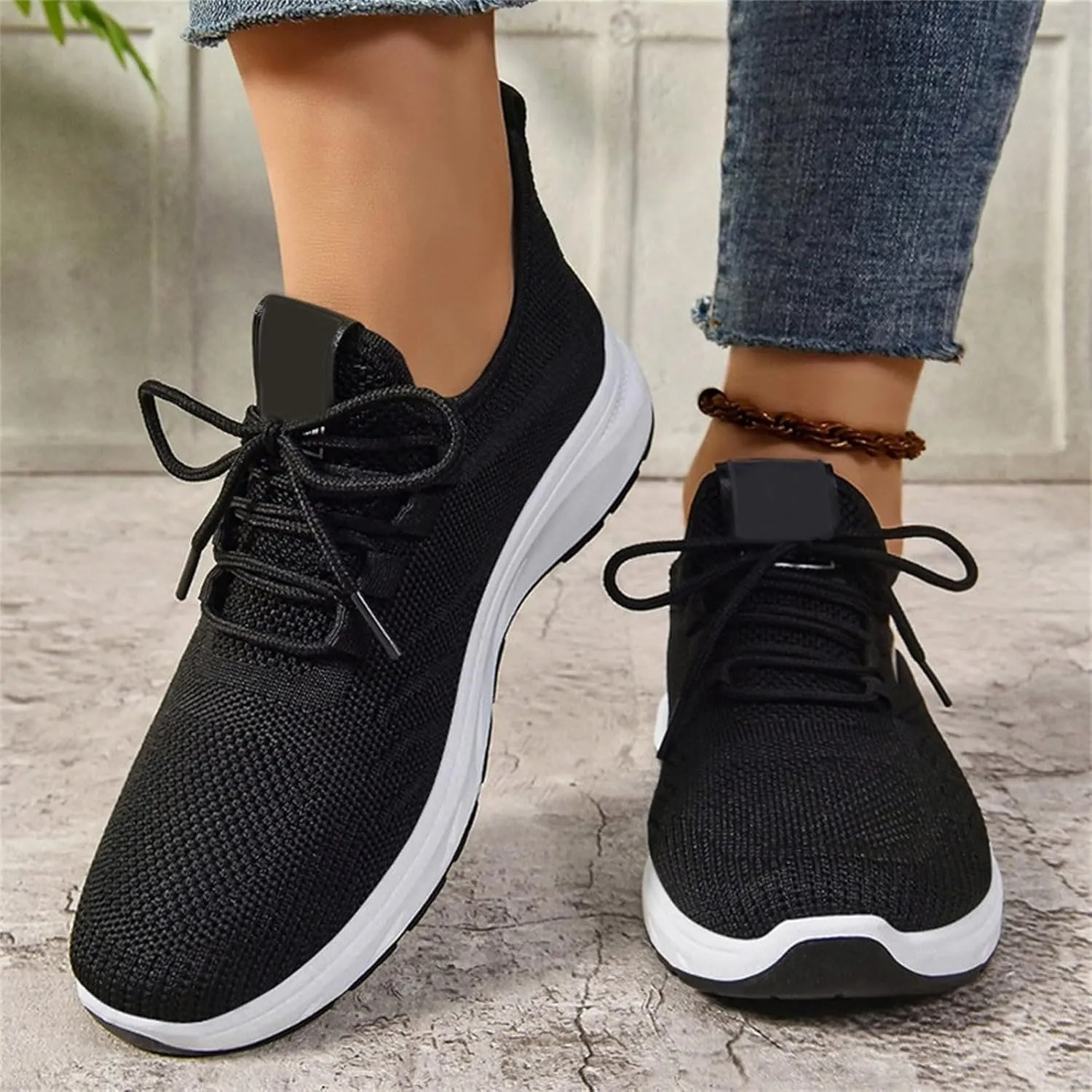 Men's Fashion Sneakers Mesh Running Shoes Non Slip Casual Athletic Walking Shoes Comfortable Cushion Sneaker