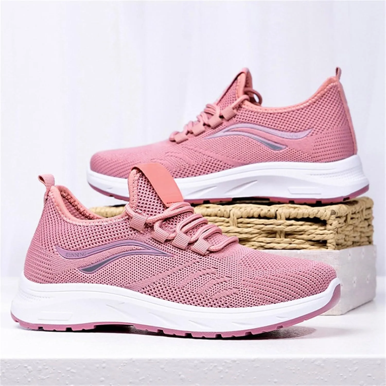 Men's Fashion Sneakers Mesh Running Shoes Non Slip Casual Athletic Walking Shoes Comfortable Cushion Sneaker
