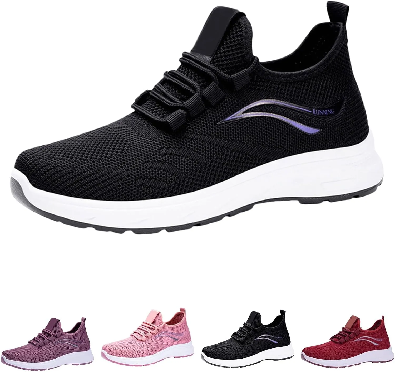 Men's Fashion Sneakers Mesh Running Shoes Non Slip Casual Athletic Walking Shoes Comfortable Cushion Sneaker