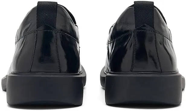 Mens Genuine Leather Dress Shoes Slip-ins Working Casual Outdoor Lightweight Cushioning Comfortable & Light-Weight