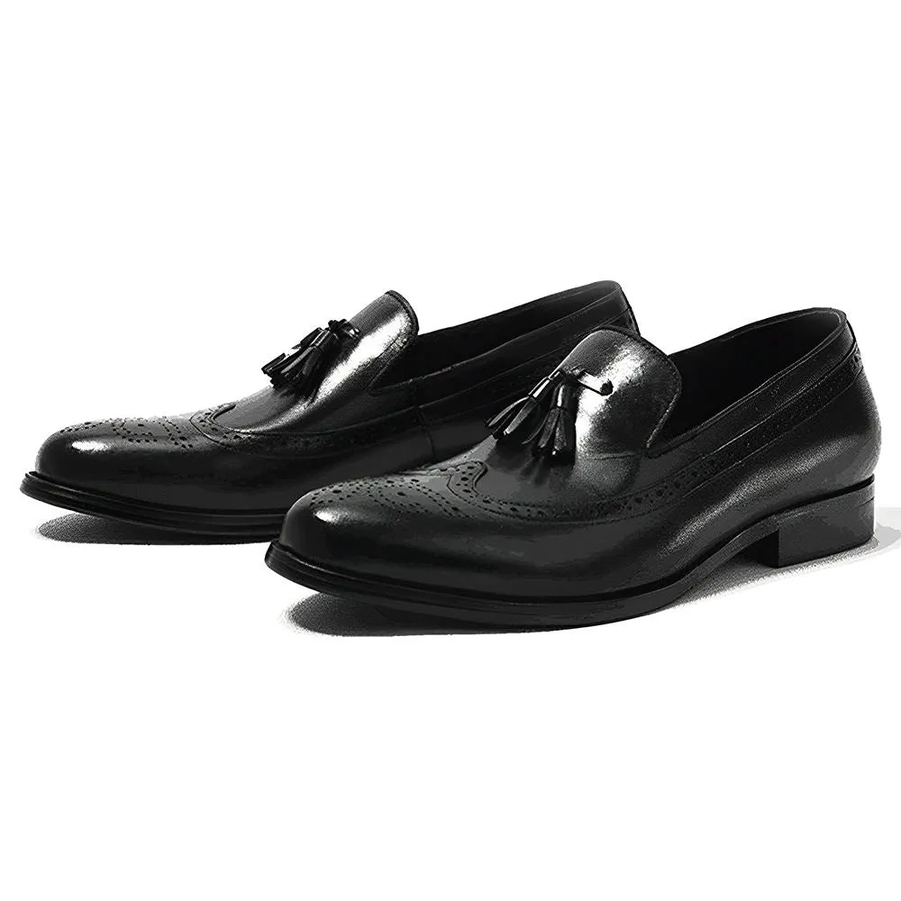 Men's Handmade Cow Leather Casual Loafers