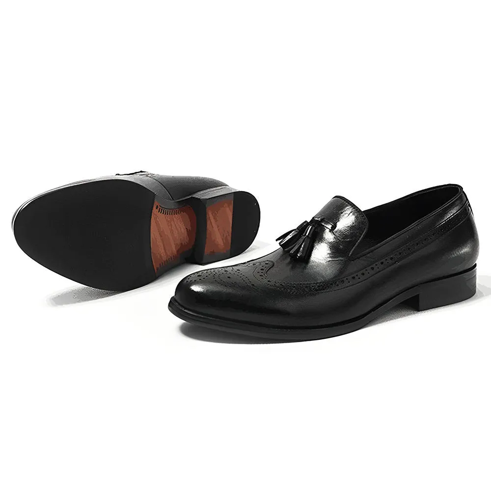 Men's Handmade Cow Leather Casual Loafers