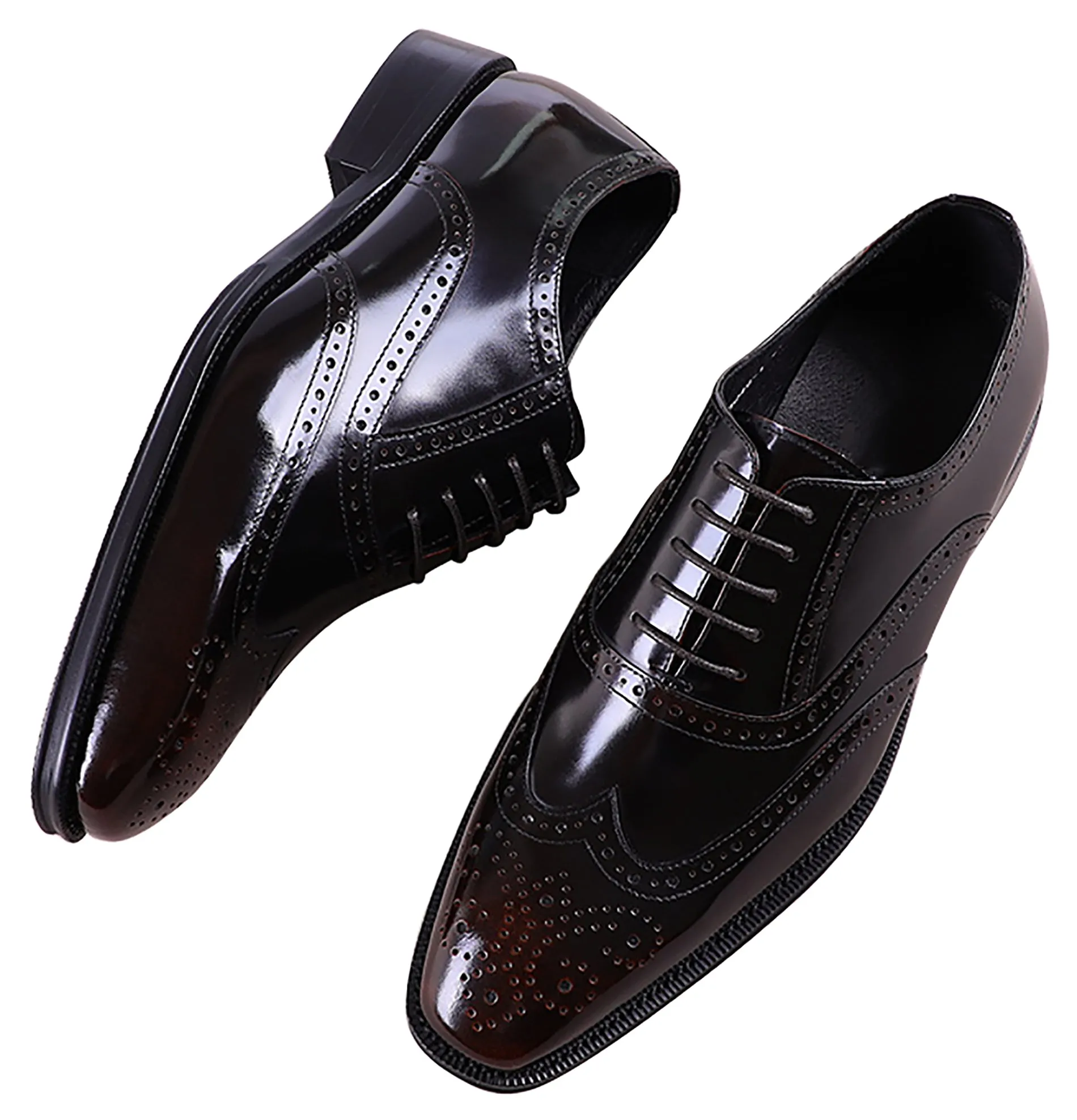 Men's Handmade Dress Wingtips Brogues Oxfords