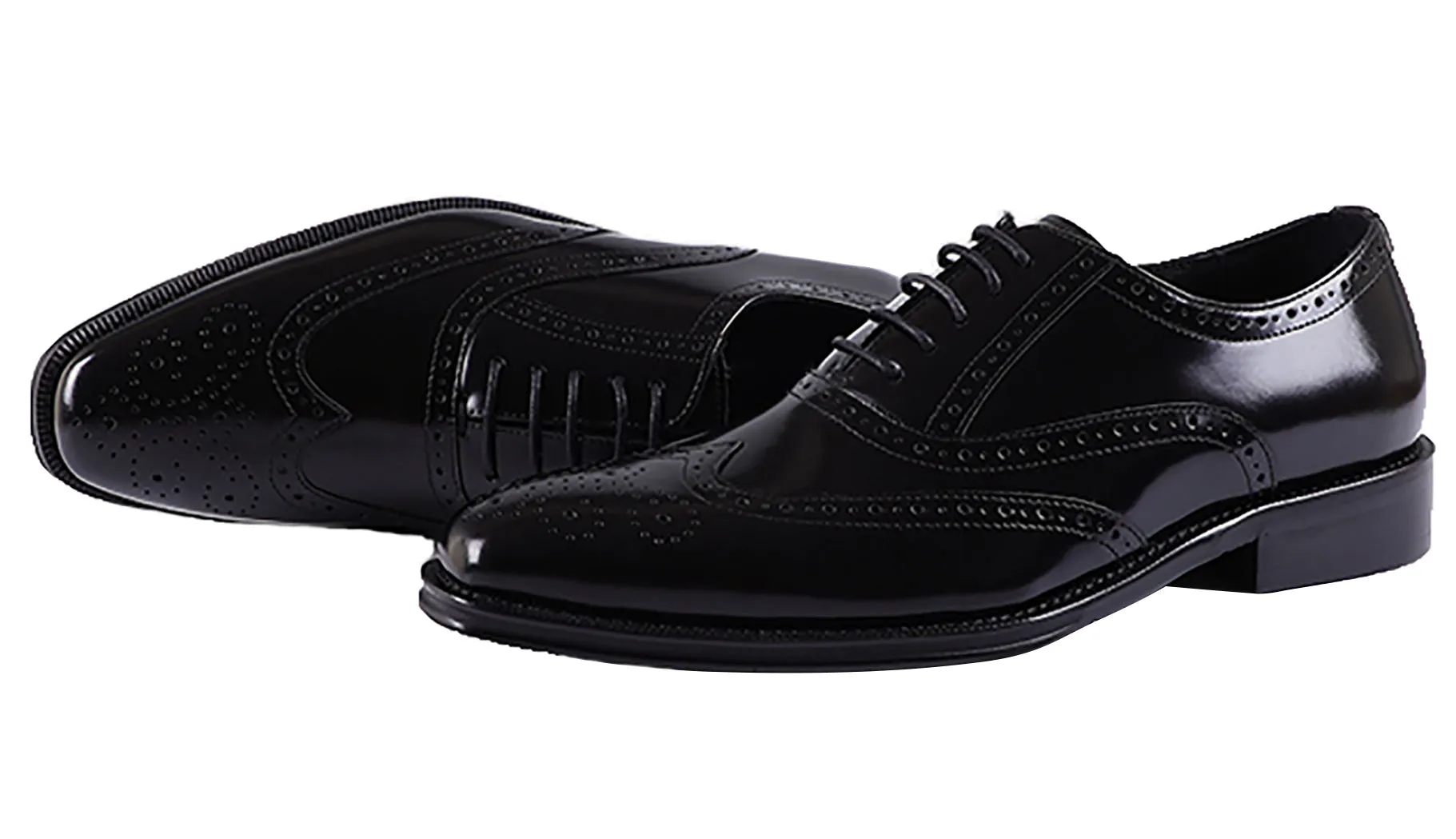 Men's Handmade Dress Wingtips Brogues Oxfords