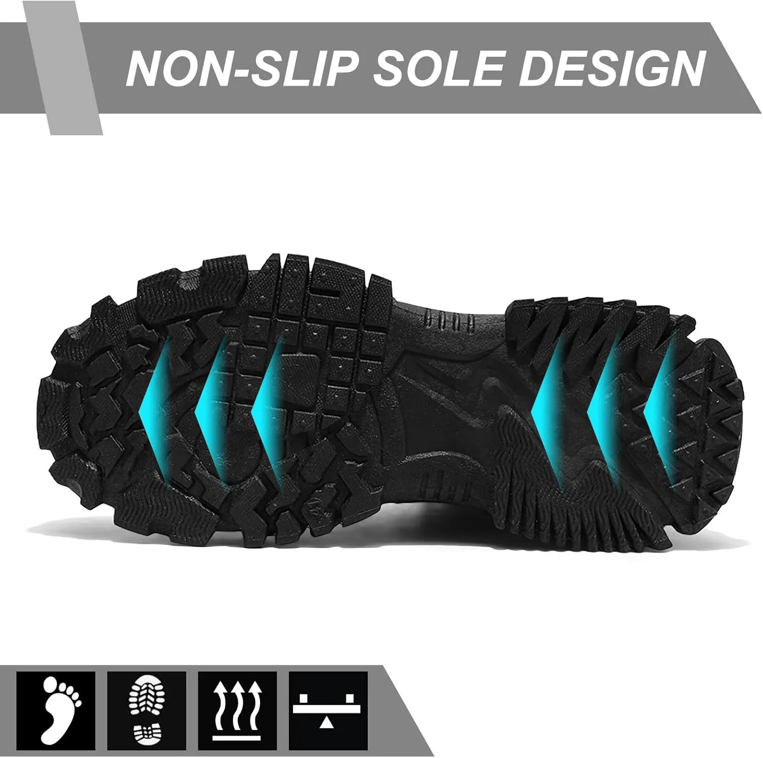 Men's High Top Fashion Sneakers,Casual Athletic Walking Shoes,Round Toe Lace-Up Shoes,Breathable Non-Slip Hiking Boots for Men