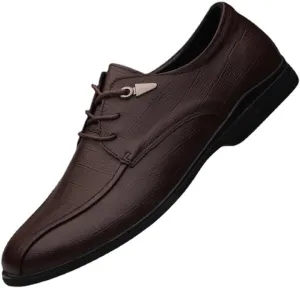 Men's Lace-Up Dress Shoes Business Wedding Oxford Shoes for Men