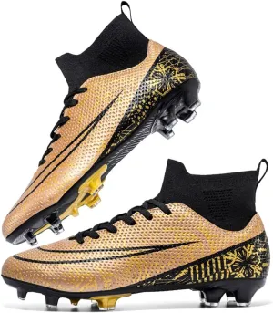 Men's Lightweight Soccer Cleats for Football Training: Non-Slip Professional Futsal Shoes - Futsal Shoes for Youth
